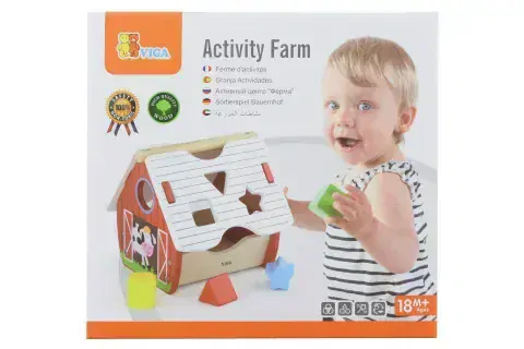 Viga vkladačka s aktivitami Farma