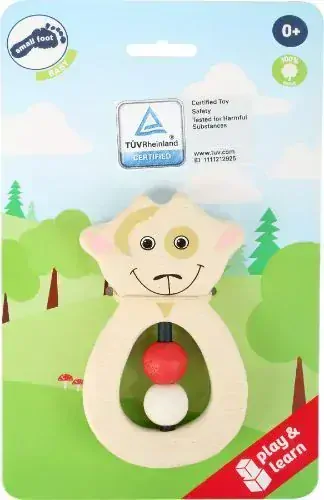 Small Foot Drevená hrkálka Koza Ludwig