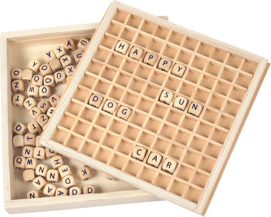 Small Foot Drevená hra Scrabble
