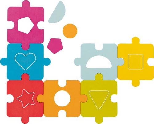 Goki Puzzle tvary 2v1