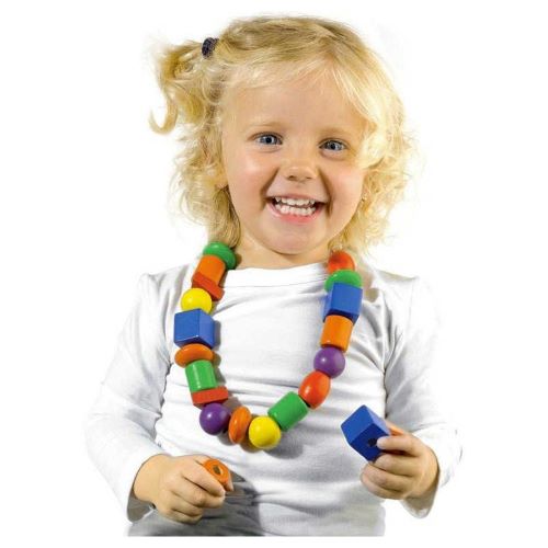 SES Drevené koráliky- 18 ks