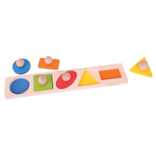 Bigjigs Baby Vkladacie puzzle Tvary