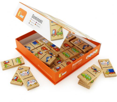 Viga Drevené domino - Autá