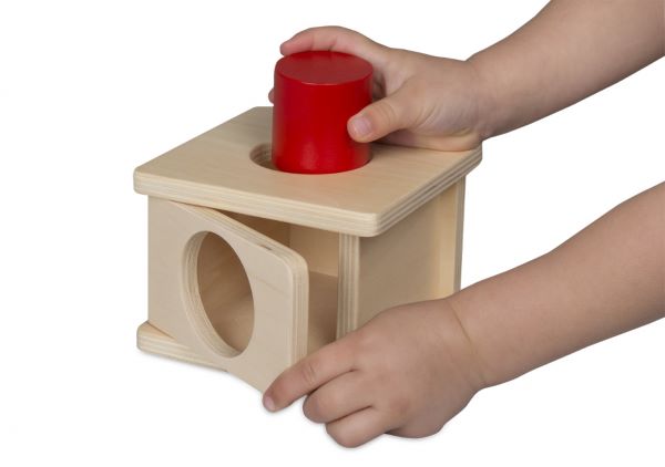 Montessori Krabička so širokým valcom 