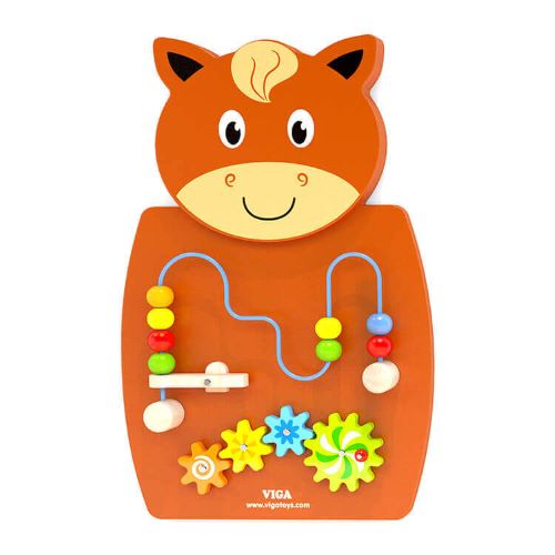 Viga Drevená nástenná hra - motorika