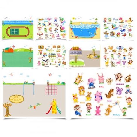 Jar Melo Nálepkový set Mestský park