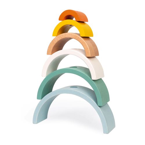 Janod Sweet Cocoon ťahačka Dúha