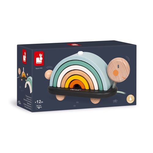 Janod Sweet Cocoon ťahačka Dúha