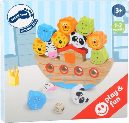 Small Foot Drevená motorická hra Balancujúca archa