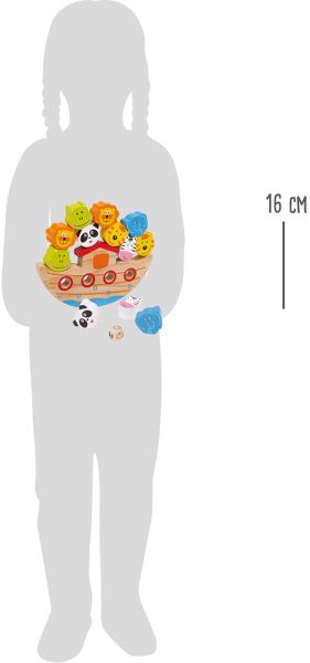 Small Foot Drevená motorická hra Balancujúca archa