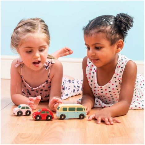 Le Toy Van Set autíčok Retro