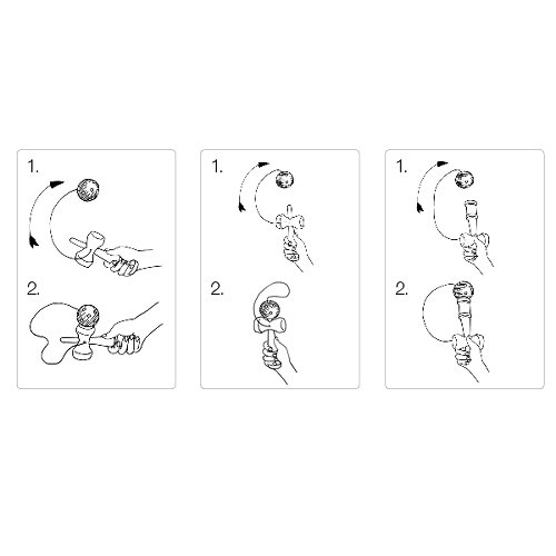 Goki Kendama hra pre deti modrá