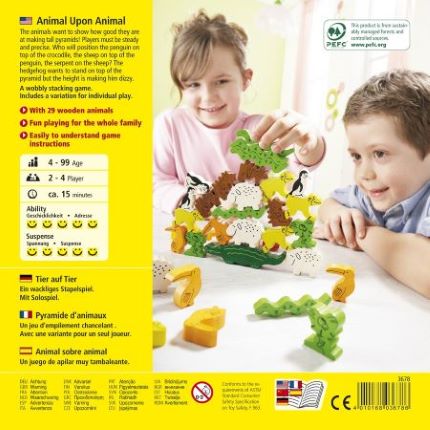 Haba Moja prvá hra ZOO pyramída SK verzia