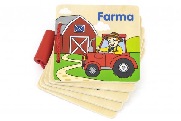Viga Moja prvá drevená knižka Farma CZ