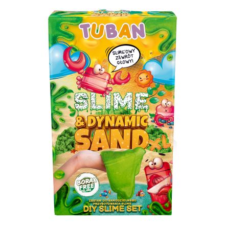 Tuban DIY Slime Sada na výrobu slizu s dynamickým pieskom XL