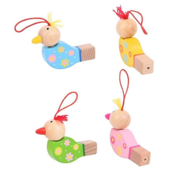 Bigjigs Toys Drevená píšťalka Vtáčik 1 ks