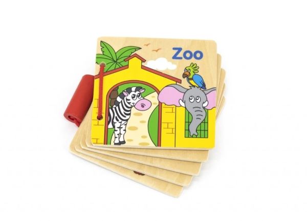 Viga Moja prvá drevená knižka ZOO CZ