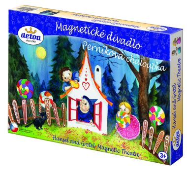 Detoa Detské divadlo magnetické - Perníková chalúpka