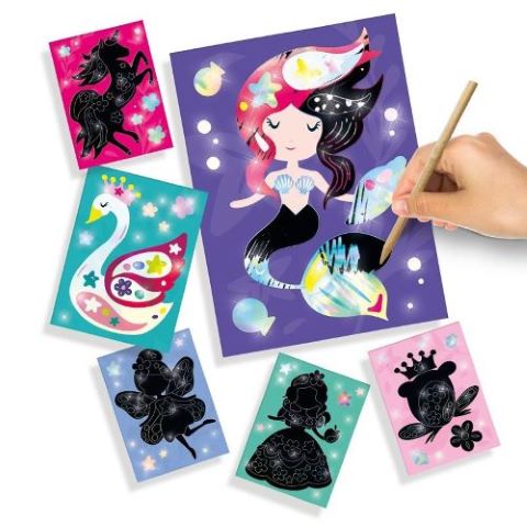 SES Holografické vyškrabávanie obrázkov Víly