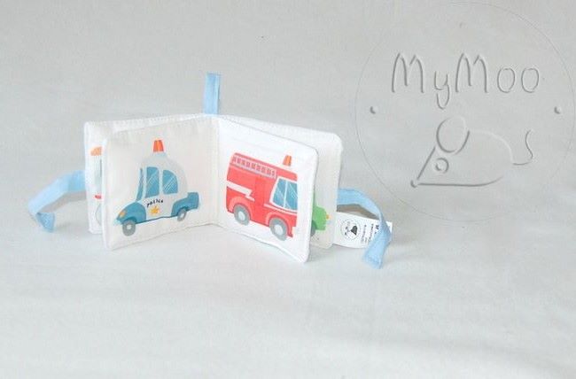 MyMoo Montessori textilná knižka Dopravné prostriedky