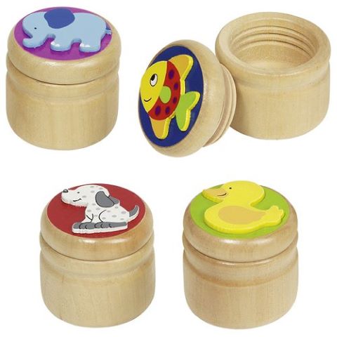 Goki Drevená krabička na mliečne zúbky 1 ks