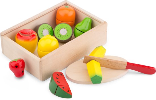 Viga Drevené krájanie - ovocie v debničke