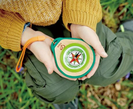 Hape Bamboo Set s kompasom