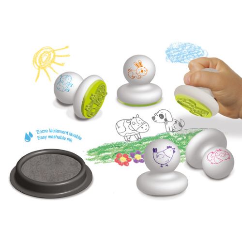 Crea Lign Moje prvé pečiatky Domáce zvieratká 6 ks