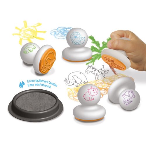 Crea Lign Moje prvé pečiatky Zvieratká zo savany 6 ks