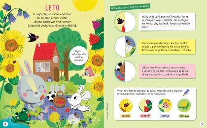 Koliesko LETO – hravé úlohy s nálepkami