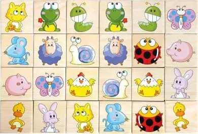 Bino Drevené pexeso Zvieratká