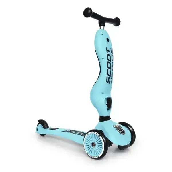 Scoot & Ride Odrážadlo kolobežka 2v1 Highwaykick 1 blueberry
