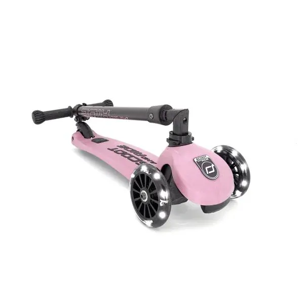 Scoot & Ride Detská kolobežka Highwaykick 3 LED rose