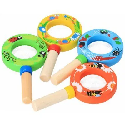 Bigjigs Toys Minilupa rôzne farby 1 ks