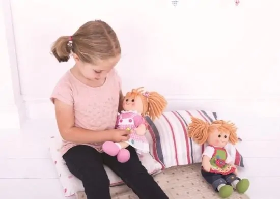 Bigjigs Toys Látková bábika Ruby 28 cm