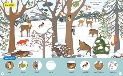 Koliesko ZIMA – hravé úlohy s nálepkami