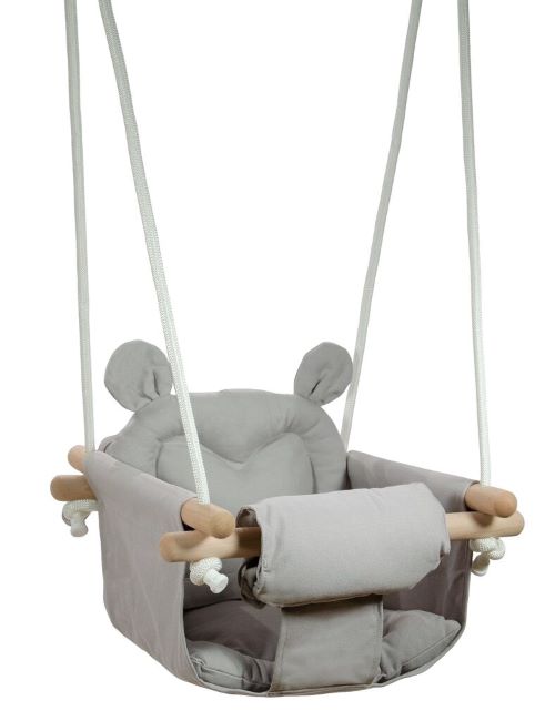 2Kids Toys Hojdačka Macko sivá