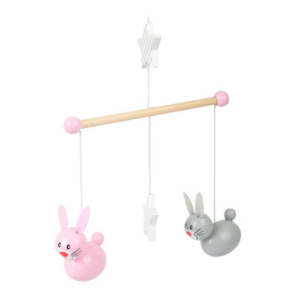 Small Foot Kolotoč nad postieľku Zajačikovia