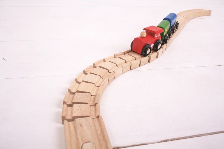 Bigjigs Rail Ohybné koľaje 2 ks