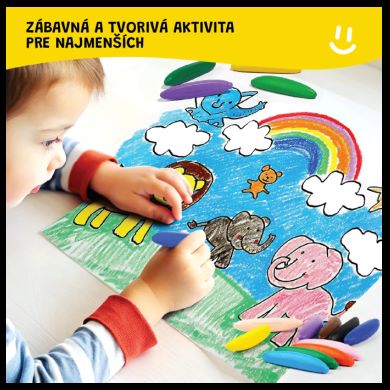 Jar Melo Prvé voskovky z včelieho vosku Banány 24 ks