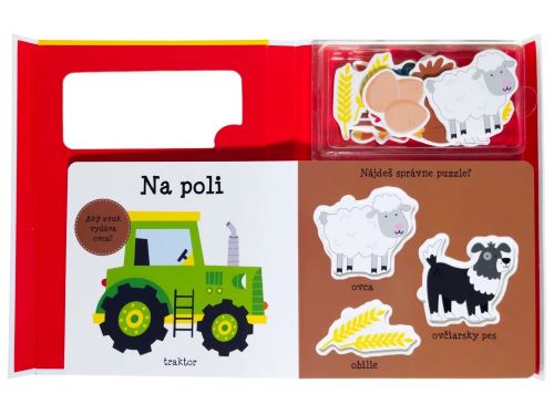 Malé dieťa sa učí Farma