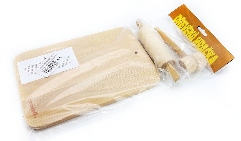 Wiky Detské drevené kuchynské pomôcky 3 ks