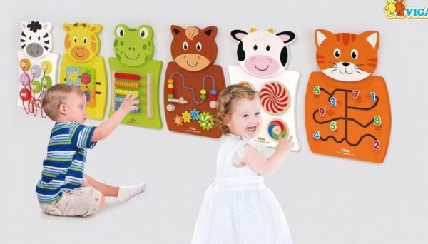 Viga Drevená nástenná hra - čísla