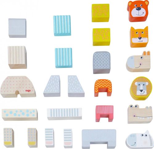 Haba Stavebné kocky Prehliadka zvierat