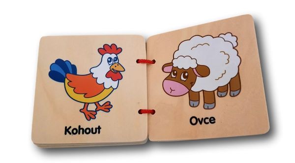 Viga Moja prvá drevená knižka Farma CZ