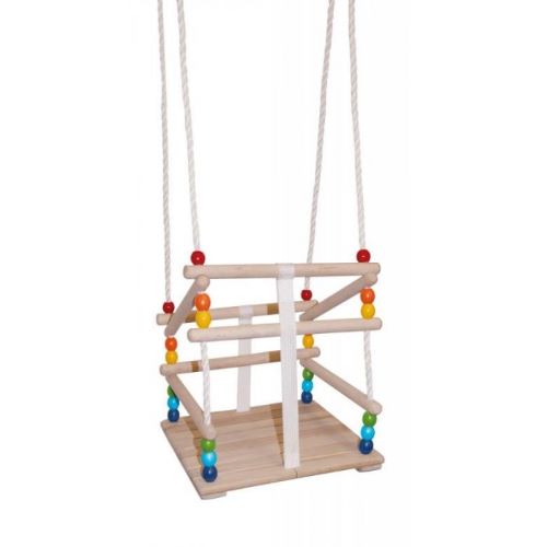 Woody Hojdačka farebná s ohrádkou pre najmenších