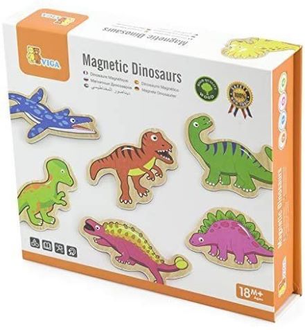 Viga Drevené magnetky Dinosaury 20 ks
