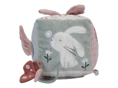 Little Dutch Plyšová kocka Kvety a motýle