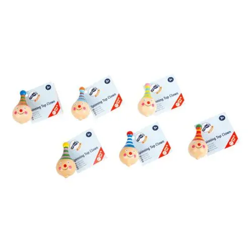 Small Foot Drevený vĺčik Klaun 1 ks