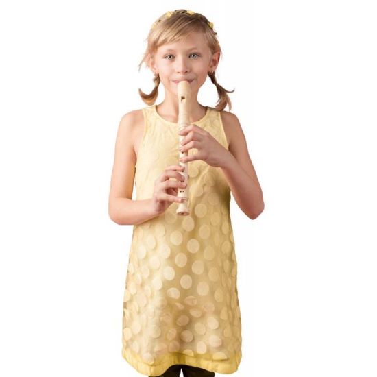 Goki Drevená flauta prírodná 32 cm